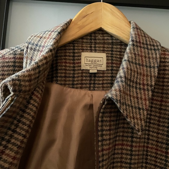 Wool plaid coat - Picture 2 of 3